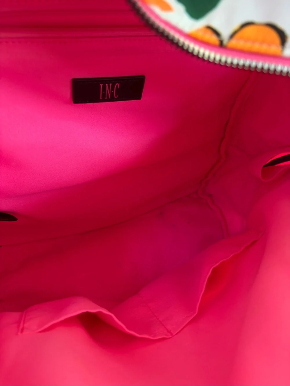 Retired: INC Modern Floral Backpack in Bold Neons, Pastels